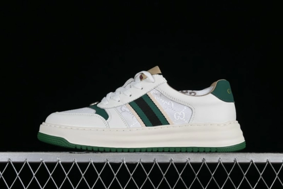 Gucci Chunky B Screener GG Sneakers Retro Style with Classic GG Canvas and Leather Trim - 9Y9209666