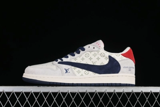 Nike Air Jordan 1 Low OG SP Travis Scott x Fragment Design Collaboration Sneakers - YQ2088-668