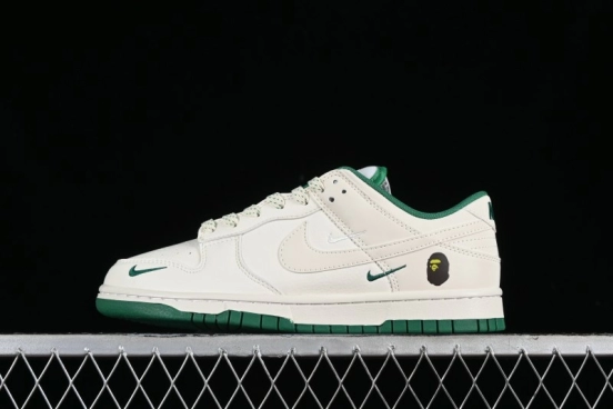 Nike SB Dunk Low BAPE Collaboration Anniversary Edition Customized Sneakers - XD6188-026