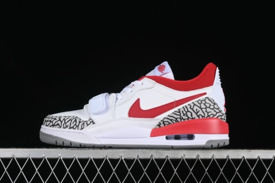 Nike Air Jordan Legacy AJ312 Low Sneakers with Triple Strap Design - FQ7827-106