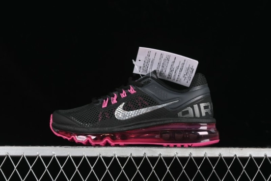 Nike Air Max 2013 Retro Breathable Mesh Cushioned Running Shoes - 555753-001