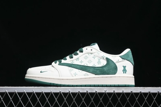 Nike Travis Scott x Fragment Design x Air Jordan 1 Low OG SP AJ1 Collaboration Sneakers - SJ2068-112