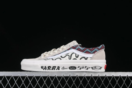 Vans Parra x Otw By Vans Low-Top Casual Skate Shoes with Surrealist Pop Art Design - VN0A3WKT4QA