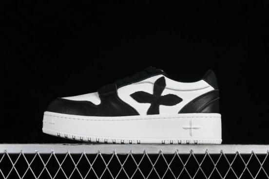 SMFK Comfortable Chunky Sole White Sneakers - T.D4