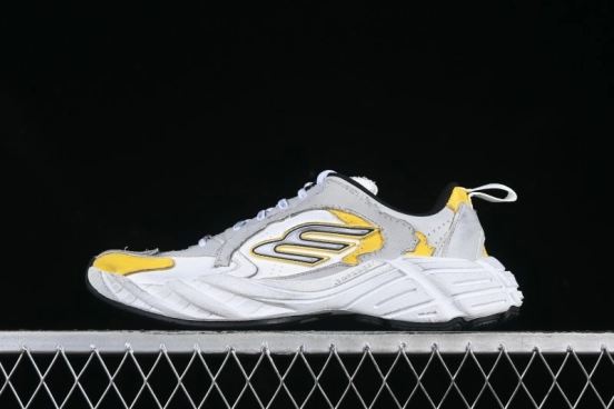 Balenciaga Monday Calf Leather Round Toe Lace-Up Low-Top Casual Shoes - WDWTS1971