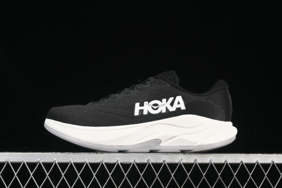 HOKA ONE ONE Rincon 4 Lightweight Breathable Knit Running Shoes - 1155131 BWHT