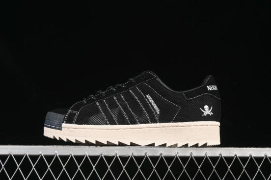 Adidas Clot Superstar IE8879 Shell Toe Casual Sneakers with Serrated Design - IE8879