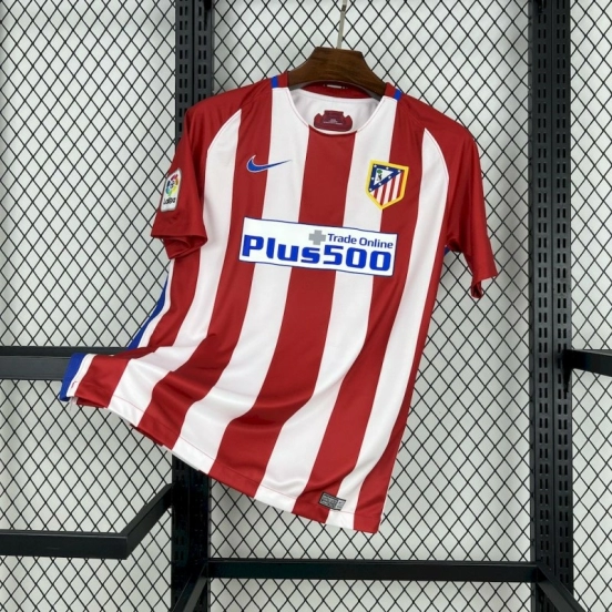 Retro 2016/17 Atletico Madrid Home Jersey