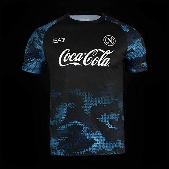 24/25 SSC Napoli/EA7 Navy Blue Crew Neck Training Jersey
