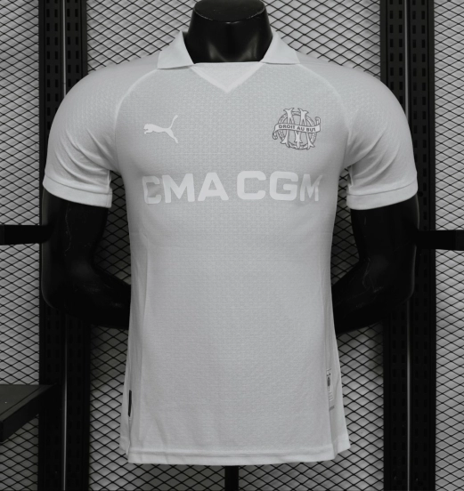 Player Version 24/25 Olympique Marseille 125th Anniversary White Jersey