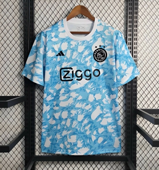 23-24 Ajax Training Blue Jersey