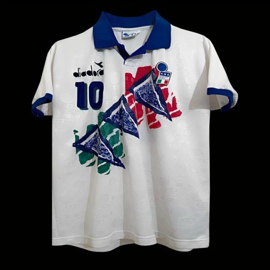 Retro 1994 Italy Diadora Player Special Training  Roberto Baggio Jersey