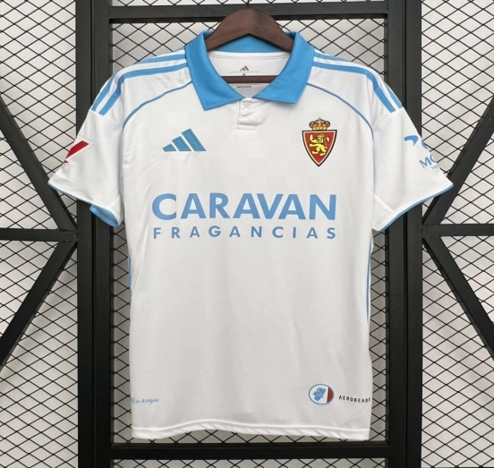25/26 Real Zaragoza Home Jersey