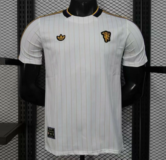 Player Version 25/26 Manchester United White Casual Jersey