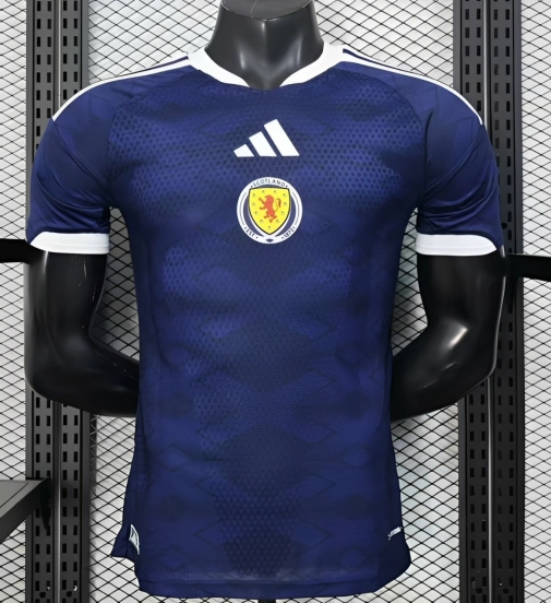 2026 Player Version  Scotland Home Navy Blue  Jersey
