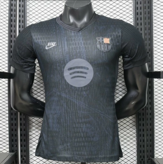 Player Version 26/27 FC Barcelona All-Black with Spotify Sponsor Special Edition Jersey